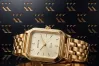 copie de Golden Women's Watch avec Bracelet 14K Geneve LW023Y & LBW008Y