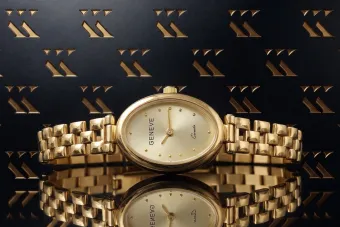 Montre dame en or jaune 14 carats lw033y