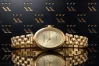 Yellow 14K Gold Italian Lady Geneve Watch lw033y