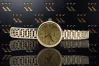 Italian Yellow Gold Lady Watch Geneve Lady Gift - 14K Yellow Gold Gold2 Dia Jewelry Watch lw038y