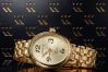 Italian Yellow 14K Gold Lady Geneve Watch lw047y