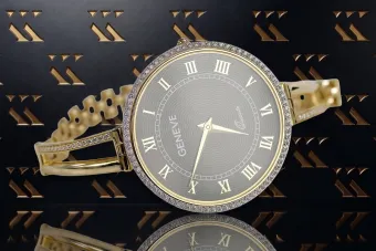 Reloj de dama en oro amarillo de 14 quilates. lw053y