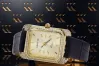 Amarillo 14k 585 oro rectángulo señora Geneve reloj lw054ydg