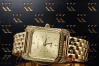 copia de amarillo 14k 585 oro Lady Geneve reloj de muñeca lw054ydg curvalbw004y