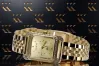 Amarillo 14k 585 oro Lady Reloj de pulsera Geneve lw054ydg