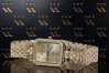 Goldene 14k 585 Damen Genf Armbanduhr lw055y&lbw006y