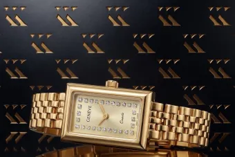 Ceas Aur galben 14 Geneve doamnă lw056y