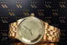 Italian 14K Yellow Gold Diamond Lady Geneve Watch lw068y
