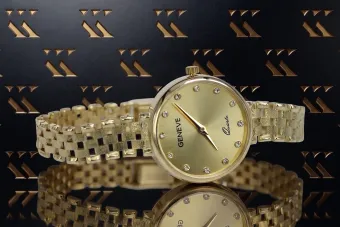 Reloj de Dama Geneve en Oro Amarillo de 14 Quilates lw071y