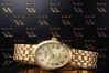 14K Yellow Gold Lady Geneve Watch Gift lw095y