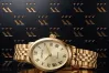 14K Yellow Gold Lady Geneve Watch Gift lw096y