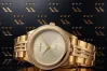 Italian Yellow 14K Gold Geneve Lady Watch Gift - Gold Dia. 14K Yellow Gold lw097y
