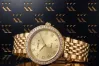 14K Yellow Gold Diamond Geneve Lady Gift Watch lw101ydy