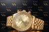 Italian Yellow Gold Lady Watch Geneve Lady Gift 14K Yellow Gold, Gold Dia. Watch lw116y