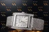 14K Білий золото Diamond Watch, прямокутний 0.25ct lwd035wds&lbw003w