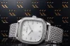 copie a ceasului de mână Lady Geneve cu aur alb de 14k 585 lw055y&lbw003y