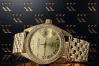 Желтые 14k золотые часы Geneve леди с бриллиантом 0.25 карата lwd078ydg&lbw004y
