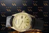 Gelb 14k Gold Männer Frauen Geneve Uhr mw013ydy