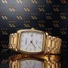 Gelb 14k 585 Gold Herrenuhr Geneve mw001ydw&mbw009y