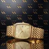 Ceas bărbătesc din aur galben 14k Geneve mw002y&mbw004y