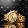 Galben 14k 585 ceas de aur pentru bărbați Geneve mw002y & mbw009y