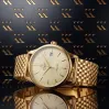 Reloj de pulsera Atlántico en oro amarillo de 14k para hombre mw003y&mbw008y
