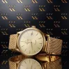 Reloj de pulsera dorado de 14k para hombre en Atlántico mw003y&mbw014y
