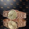 "Vintage Rosen Pink 14k 585 Gold Herrenuhr Geneve Armbanduhr" mw004r&mbw009r
