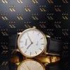 Gelbe Herrenuhr aus 14 Karat Gold Geneve mw004y