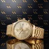 Ceas de mână Geneve din aur galben de 14k mw005ydy&mbw012yo