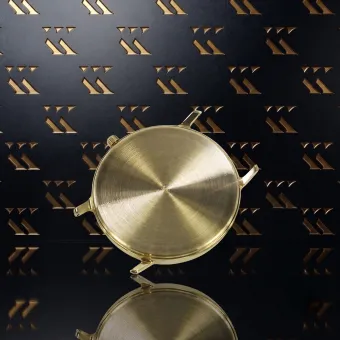 Italian Yellow 14k 585 Gold Men's Bracelet Geneve mw006ydw&mbw004y