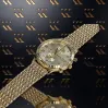 Italienische Gelbgold 14k 585 Herrenuhr Genf - Luxusuhrenkollektion mw007y&mbw013y