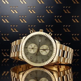 Montre homme en or jaune 14k 585 Geneve mw007ydy&mbw015y