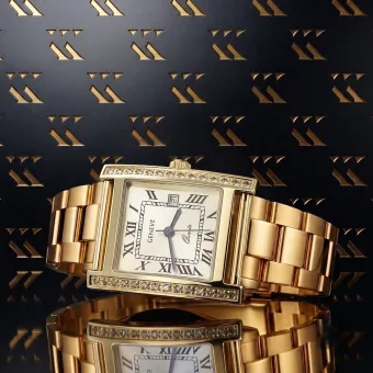 Yellow 14k gold men's watch Geneve mw010ydg&mbw007y