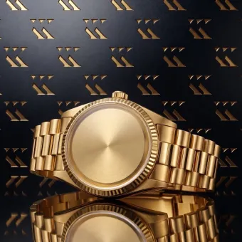 Reloj de Hombre Geneve en Oro Amarillo 14k 585 mw013ydy&mbw016y