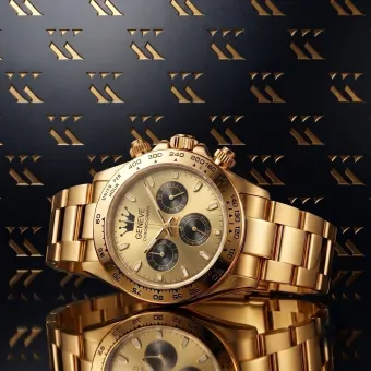 Montre Homme en Or Jaune 14k 585 de Genève mw014ydgb&mbw015y