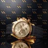 Gelbe Geneve-Herrenuhr aus 14 Karat 585er Gold mw014ydy