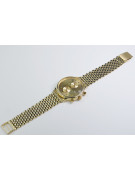 Sleek Yellow 14k Gold Men's Watch - The Geneva Collection mw005y&mbw008y