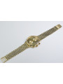 Sleek Yellow 14k Gold Men's Watch - The Geneva Collection mw005y&mbw008y