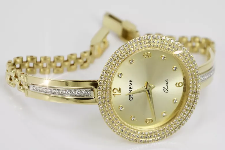 Reloj ★ de oro para damas zlotychlopak.pl Pureza de oro 585 333 ¡★ Precio bajo!