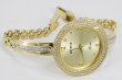 14-кв Желтое золото, Золот? Женские часы Geneve Lady Gift lw113y