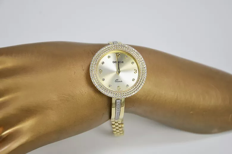 Reloj ★ de oro para damas zlotychlopak.pl Pureza de oro 585 333 ¡★ Precio bajo!