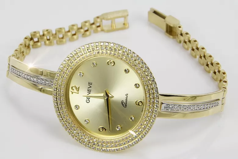 Gold ladies watch ★ zlotychlopak.pl ★ Gold purity 585 333 Low price!