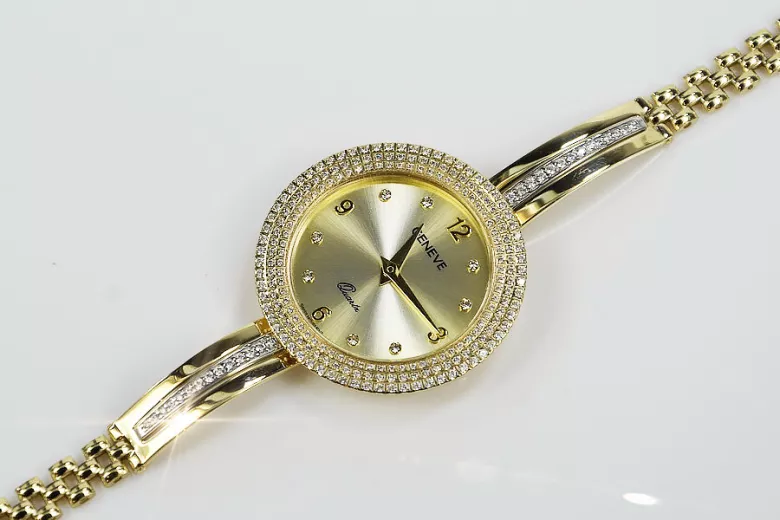 Reloj ★ de oro para damas zlotychlopak.pl Pureza de oro 585 333 ¡★ Precio bajo!