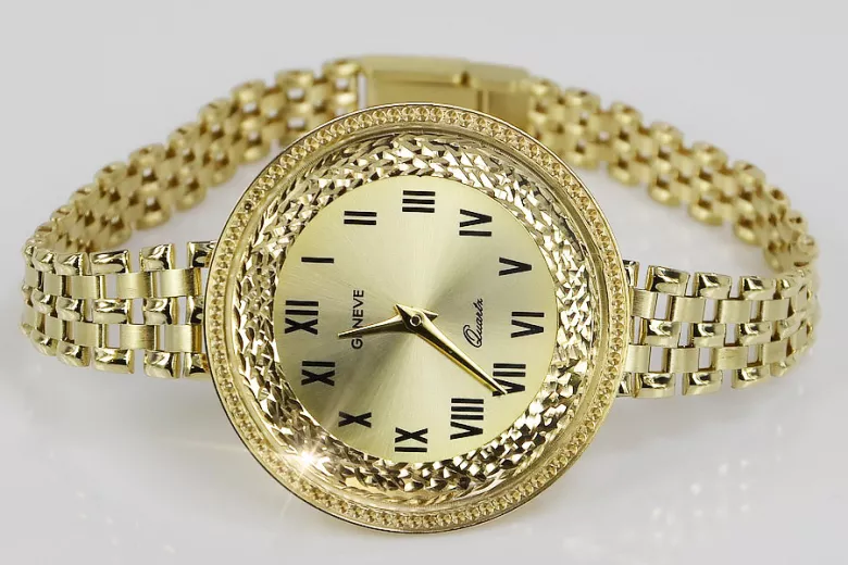 Reloj ★ de oro para damas zlotychlopak.pl Pureza de oro 585 333 ¡★ Precio bajo!