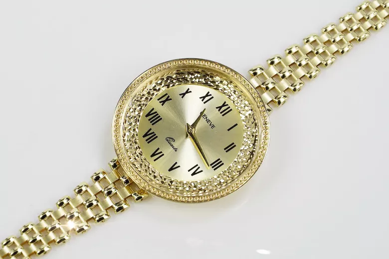 Reloj ★ de oro para damas zlotychlopak.pl Pureza de oro 585 333 ¡★ Precio bajo!