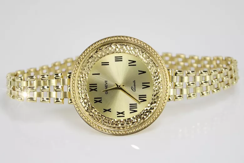 Gold ladies watch ★ zlotychlopak.pl ★ Gold purity 585 333 Low price!