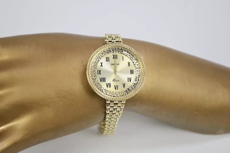 Reloj ★ de oro para damas zlotychlopak.pl Pureza de oro 585 333 ¡★ Precio bajo!