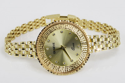 14K жълто злато, Злати Geneve Lady Gift lw116y