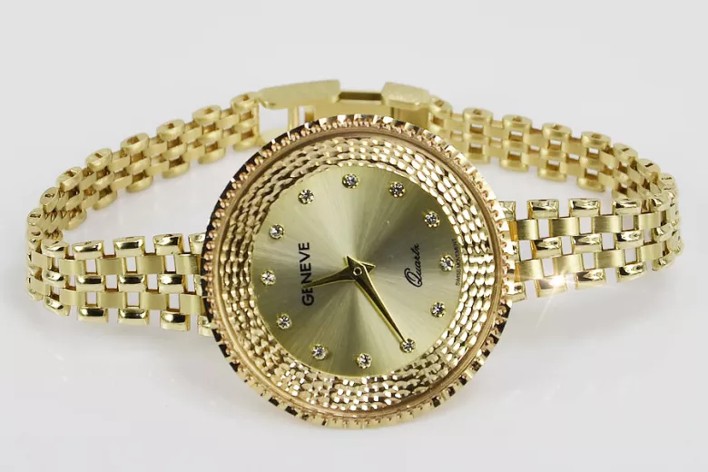 Gold ladies watch ★ zlotychlopak.pl ★ Gold purity 585 333 Low price!